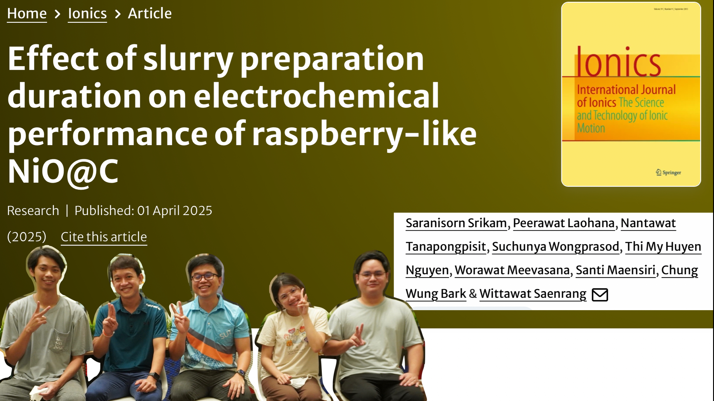 *Effect of Slurry Preparation Duration on Electrochemical Performance of Raspberry-like NiO@C