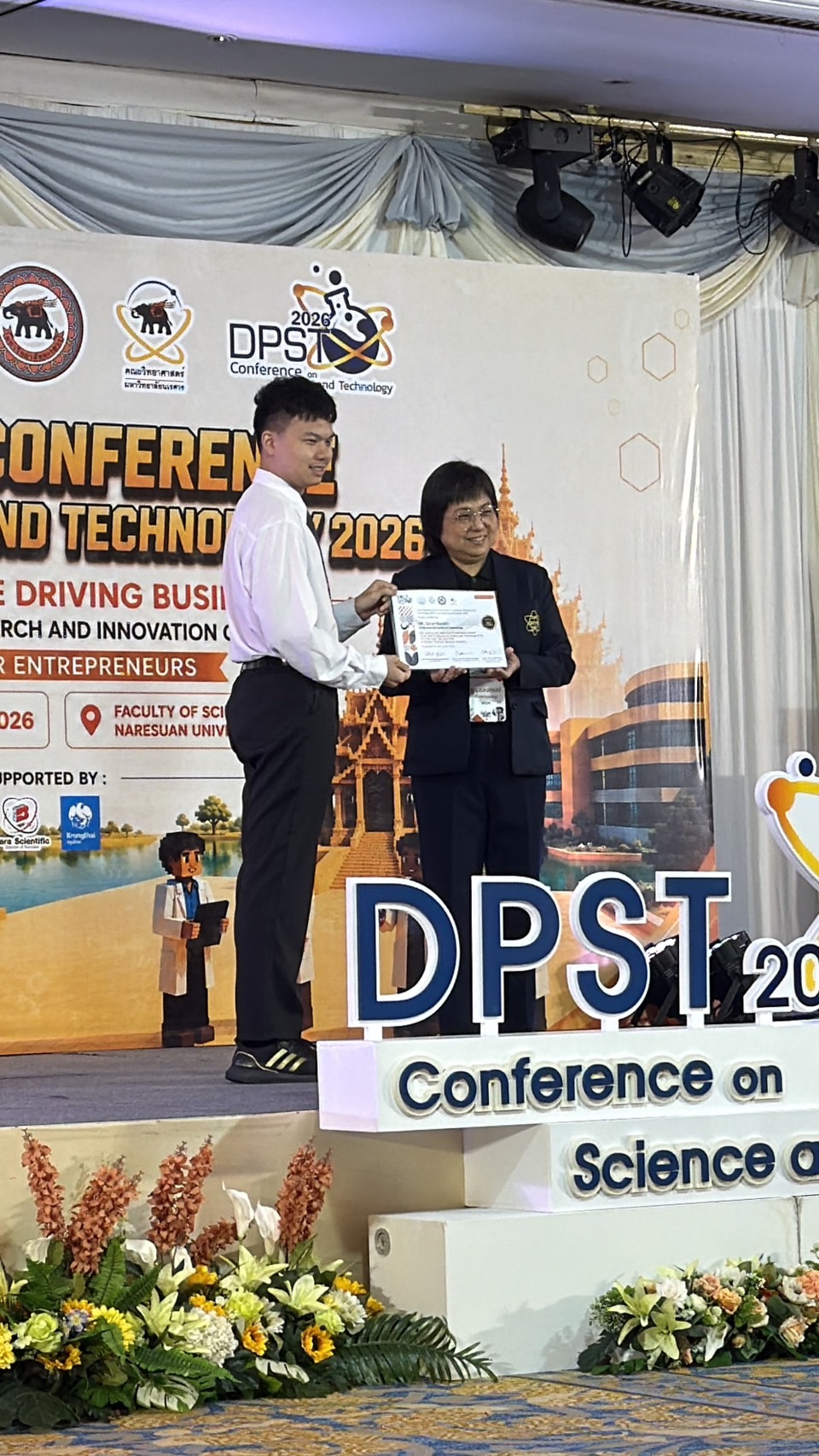 Congratulations to Saran Bansiri for winning the best oral presentation award at DPSTcon2026